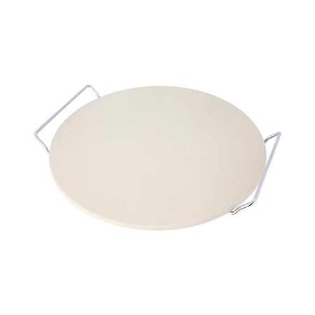 Pizza stone 33cm with serving stand