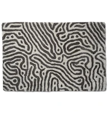 Maze Dörrmatta Titanium/Vit 60x90 cm