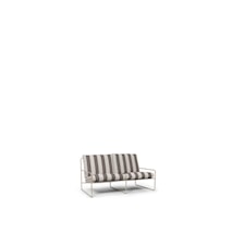 Desert Sofa 2-seters Stripe Kasjmir/Sjokolade