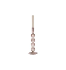 Swirl Bubbles Ljusstake Large Choco Brun