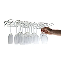 Glass Hanger with 6 Tracks