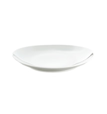 Steak Plate Oval Small White 23 cm