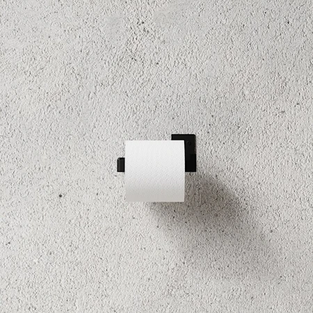 Toalettpappershållare Svart