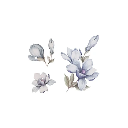 That’s mine Vægdekoration Magnolia Flower Blue
