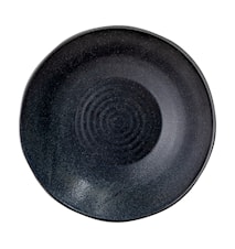 Aura Soup Plate Blue Stoneware