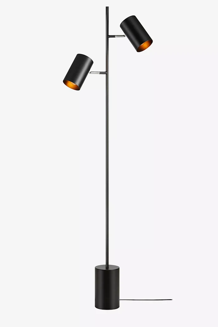Twin Lattiavalaisin 144 cm Musta