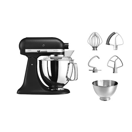 KitchenAid Artisan 5KSM175PSEBK - Kjøkkenmaskin - 300 W - støpejernssvart