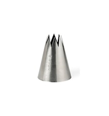 Sprits Munstycke Stjärna Stål 18 mm