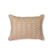 Nude Cushion m Silver patches 30x40 cm