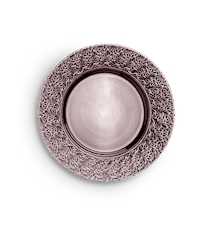 Lace Tallrik 32 cm Plommon