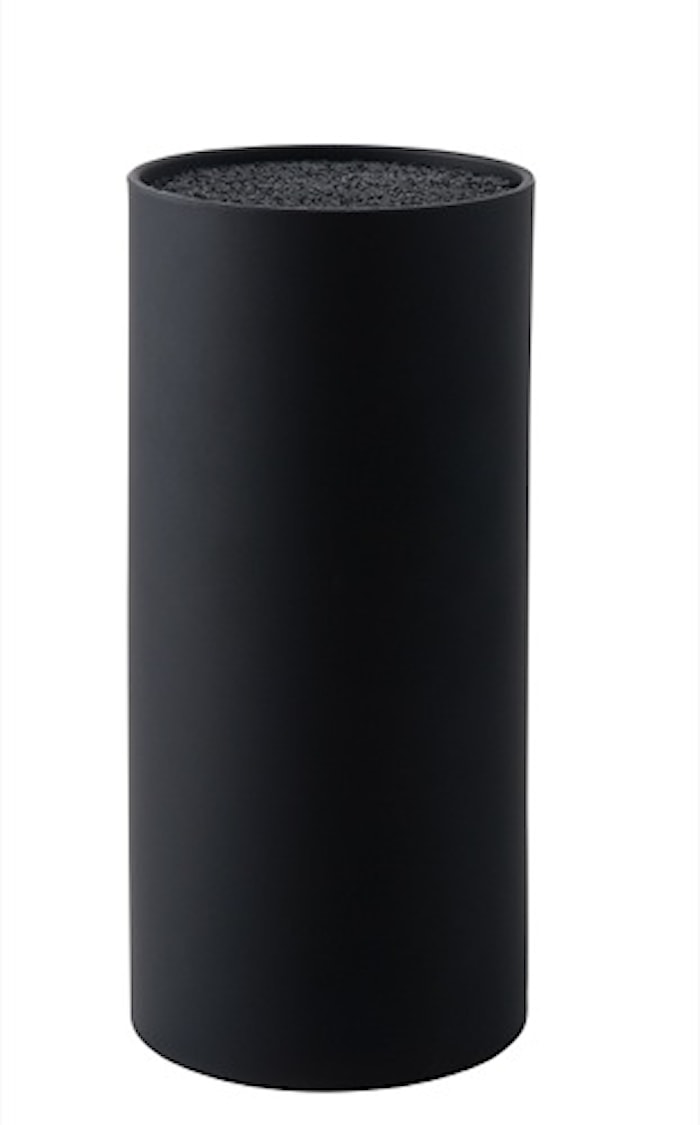 Messerblock mit Bürstel Schwarz 22 cm