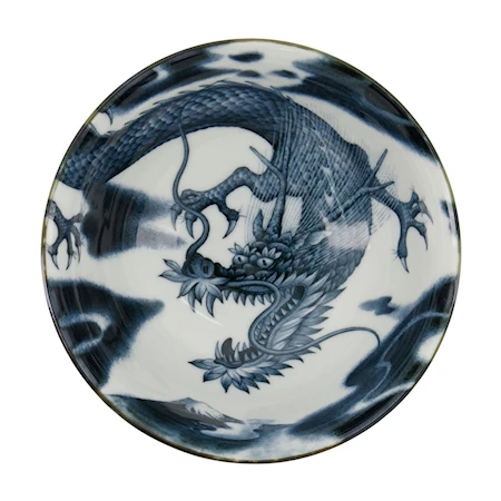 Japonism Dragon Tayo Kulho 14,7 x 7,6 cm 500 ml Musta/Sininen