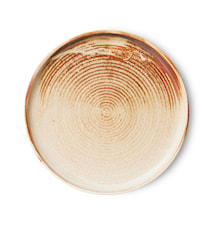 Chef ceramics: Assiett 20 cm Rustik Beige/Brun