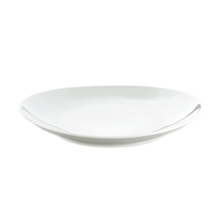 Plato para asado oval grande blanco 29,5 cm