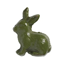 Poignée lapin 5 x 4 cm - vert