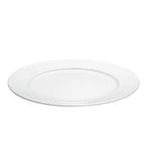 Plissé tallerken flat hvit, Ø 26 cm