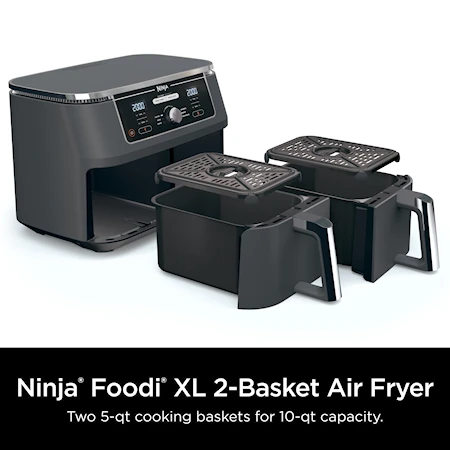 Ninja Air Fryer Dual Zone 9,5 liter Svart