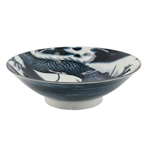 Japonism Dragon Menbachi Kulho 25,2 x 7,7 cm Musta