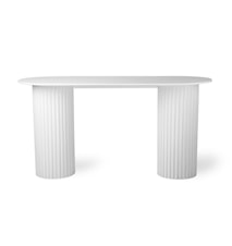 Pillar Sidebord Oval White