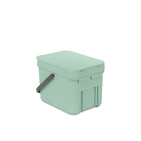 Avfallshink Sort & Go 6L, Jade Green
