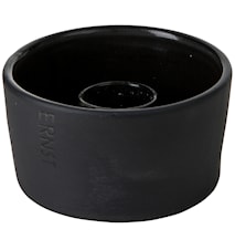Kerzenschale Dunkelgrau 10x5 cm