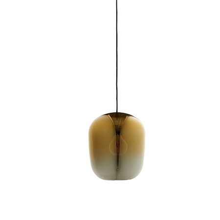 Ombre Pendel Ø25 cm med takkopp Guld/ Glossy Svart