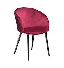 Stol Dual Velour - Deep Ruby