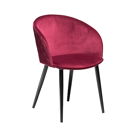 Stol Dual Velour – Deep Ruby