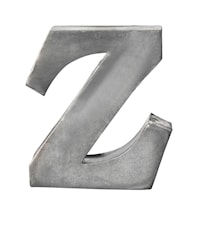 Bokstav Z 5,5 cm - Zinc