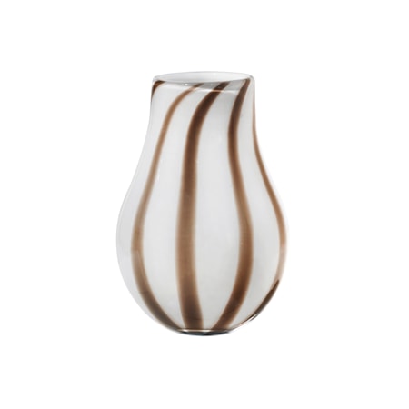 Ada Stripe Vas 22,5cm Simply Taupe/Warm Grey