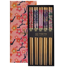 Chopstick spisepinner gaveeske Sakura Patterns