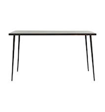 Spisebord, Slated, Sort, L: 140 cm