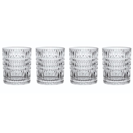 Acopa Evora Rocks / Old Fashioned and Highball Glass Set - 24/Set