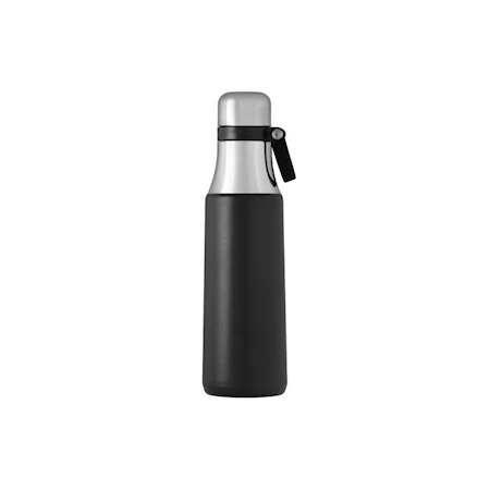 Vattenflaska 0,5 L Stål/Svart