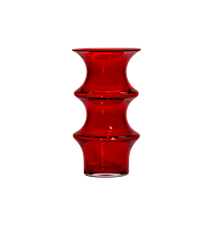 Pagod Vas Ø13,5x25,5 cm Glas Röd
