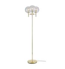 Crown Stehlampe Gold / Klar 3 L