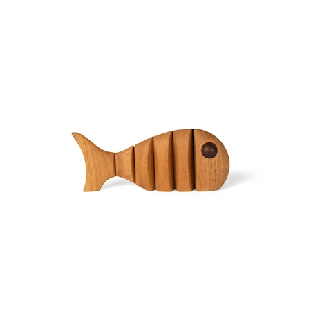 The Wood Fish Trädekoration 22 cm Ek