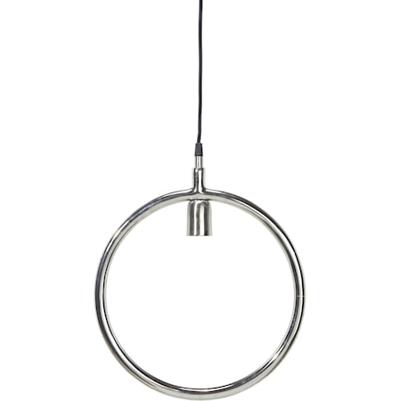 Circle taklampe Krom 35 cm