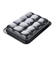 Sämpylävuoka Black Metallic