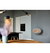 Le Feu Dome Sky Eldstad 140 cm Vit/Polerad Stål