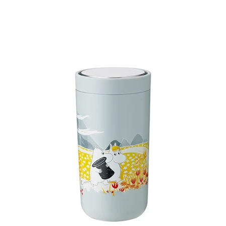 To Go Click to go cup, 0,2 l. - sky - Moomin