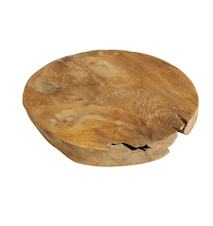 Skärbräda Round Natur Teakrot 4x31 cm