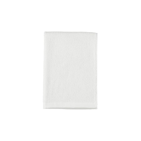 Toalla algodón/lino 50x70 - blanco