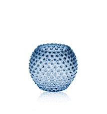 Hobnail Globe Vase 18 cm Blue smoke