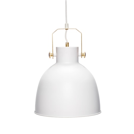 Taklampa ø29xh41 cm - Vit/Guld