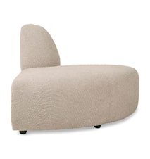 Jax couch: element vinklet Boucle, taupe