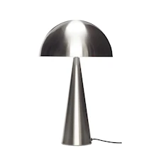 Bordslampa Metall Nickel 51 cm