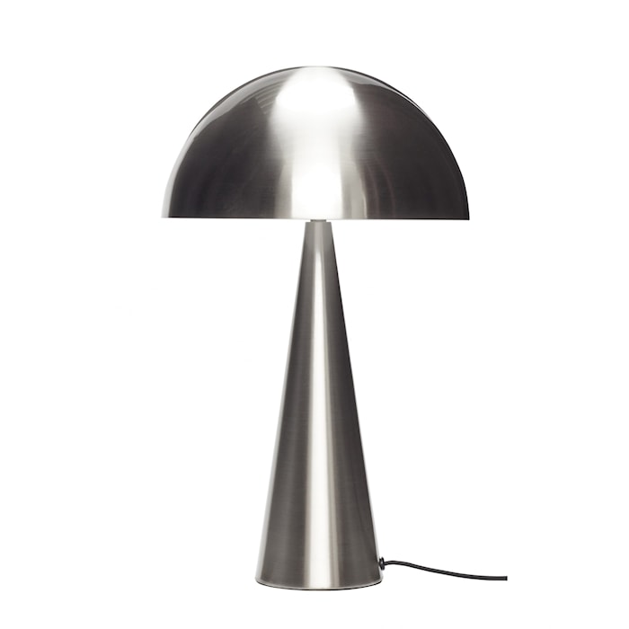Bordslampa Metall Nickel 51 cm