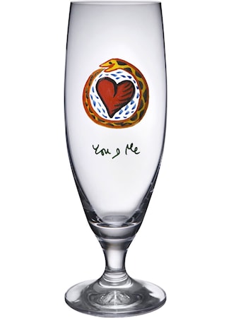 Kosta Boda Friendship You And Me Ölglas 50 cl