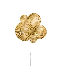Vegg Omega Børstet Messing